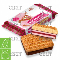 Кучеряшки глазир. суфле-малина 70г*33шт Т-47