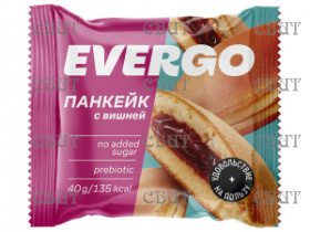 Панкейк без сахара с вишневой начинкой  40г*10шт*4бл