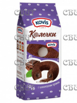 Колечки с шоколадным кремом Kovis 240г/6шт (10%)