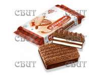 Кучеряшки глазир. суфле-вареная сгущенка 70г*33шт Т-46