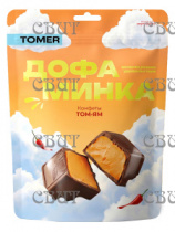 Конфеты ДОФАМИНКА горький шоколад 72% с начинкой ТОМ-ЯМ 125г*6шт