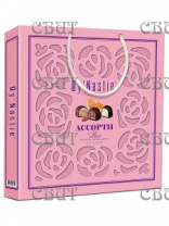DY'NASTIE СУМОЧКА NEW Конфеты из темного шоколада Ассорти ROSE 210г/5шт