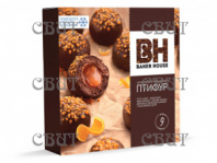 Птифур с карамельно-апельсиновой начинкой Baker House 225гр/10шт