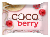 Конфеты Cocoberry с кокосовой стружкой и малиной 1кг/6шт  124П 