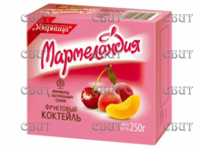 Мармелад Фруктовый коктейль Мармеландия 250гр/9шт																				