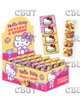 Печенье с кремом в блистере 4 порции HELLO KITTY 30шт/20бл/12г PKM38 