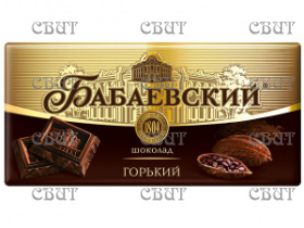 Бабаевский горький 75г/76шт (4бл*19шт) СПЕЦЦЕНА