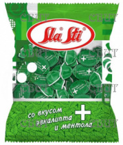 Карамель Sla Sti со вкусом эвкалипта и ментола 200г*15шт  807
