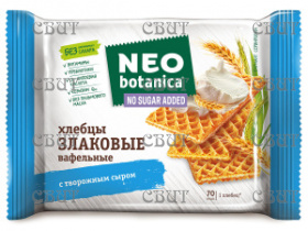 ваф.хлебцы Neo botanica NO SUGAR ADDED злаковые с творожным сыром 75г/18шт СПЕЦЦЕНА