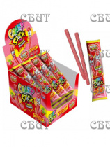 жев.мармелад в кислой обсыпке CrazyGummy CrazyStick со вкусом клубники 20г*24шт*12бл MAR 135