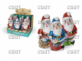 фигура из молочного шоколада Санта Клаус 75г*9шт 2709-9