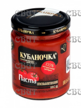 Томатная паста 25% Гост Кубаночка 280г/12шт ст/б
