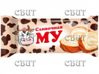 рулет Сливочная МУ со сливочным вкусом 145г/18шт R-012