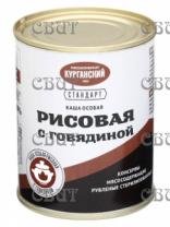 Каша особая рисовая с говядиной 340г *15шт Стандарт этикет