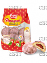 Пряники Домашние с клубничной начинкой 300г*10шт 41010 