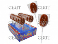 карамель на палочке атласная 20г Кофейное зерно 20г*24шт*12бл 4669