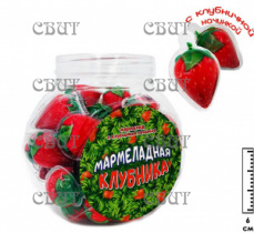 жев.мармелад с начинкой Мармеладная Клубника 10г*50шт*12бл 4447