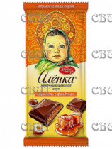 Аленка (в кокошнике) с фундуком со вкусом соленой карамели 87г/12шт СПЕЦЦЕНА