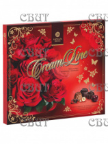 Карусель вкуса CreamLine 340г/10шт Красные розы с крем.начинками с шок,вишн,орех вкусами СПЕЦЦЕНА