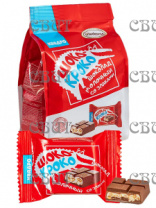 Шоко-кроко со злаками квадро молочный шоколад 300г/8шт