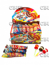 карамель на неоновой палочке Лучистик ассорти Двойной вкус 10г*30шт*12бл NL 082
