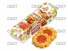 Арабеска с клубничным конфитюром 200г*28шт С-98