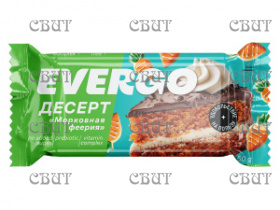 Пирожное протеиновое Морковная феерия 50г*12шт*4бл
