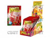 напиток растворимый9г INVITE Клубника 9г*24шт*8бл