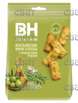 Мини-хлебцы Итальянские BAKER HOUSE с прованскими травами 110г*12шт