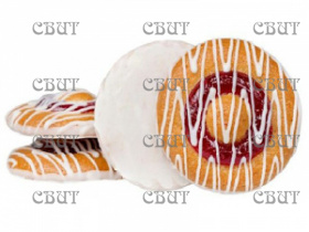 Печенюш ВИШНЕВИЧ в белой глазури  2кг  ПВ1