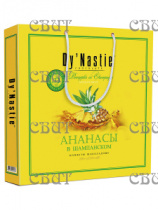 DY'NASTIE СУМОЧКА Конфеты шоколадные Ананасы в шампанском 220г/5шт