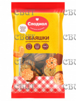 Обаяшки арт 341 с посыпкой сахаром декорированные глазурью 375г/9шт