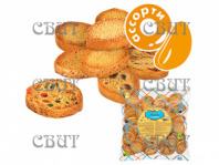 сухарики сдобные Ассорти 300г/20шт