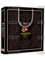 DY'NASTIE СУМОЧКА NEW Конфеты из темного шоколада Ассорти с орехами CLASSIC 210г/5шт