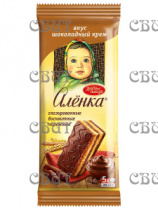 пирожные бисквитные Аленка вкус шоколадный крем 150г/12шт (5шт.инд.упак*30г) СПЕЦЦЕНАп 788