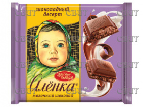 Аленка молочный с начинкой Шоколадный десерт 67г/18шт СПЕЦЦЕНАп