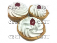Корзиночка с начинкой брусника 1,6кг (20 суток) №121