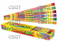мармелад в кислой обсыпке CrazyGummy CrazyBelt (кислый ремешок 59см) ассорти 15г*72шт*6бл MAR 090