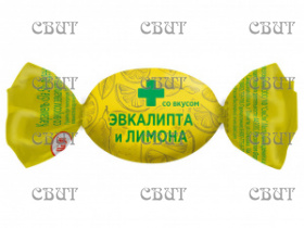 Карамель Sla Sti со вкусом эвкалипта и лимона 1кг*5шт 172 