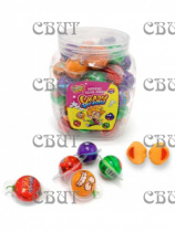 мармелад с кислой начинкой Crazy фрукты ассорти 300г(10г*30шт)*20шт BY-014-1