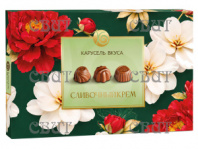 Карусель вкуса 110г/20шт с начинкой сливочный крем  ЗЕЛЕНЫЕ СПЕЦЦЕНА