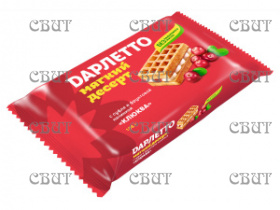 Мягкий десерт с суфле и фруктовой начинкой Клюква Дарлетто 108г*13шт (22%)