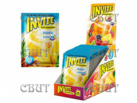 напиток растворимый9г INVITE Ананас 9г*24шт*8бл