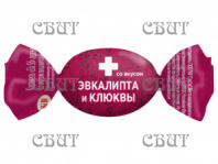 Карамель Sla Sti со вкусом эвкалипта и клюквы 1кг*5шт 391