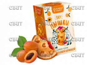 Глу-пышки с абрикосовой начинкой печенье сдобное 200г/16шт СПЕЦЦЕНА