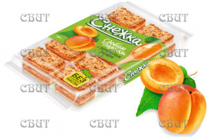Сдобные палочки  Снежка с абрикосовым джемом 308г*11шт (22%)