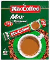 Max Крепкий (MacCoffee) карт.уп 16г*20шт*10бл