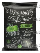 Зефир Черный цветок со вкусом мохито 180г/15шт 916   