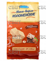 Шоколадно-ореховые мини вафли 200г/12шт 92014