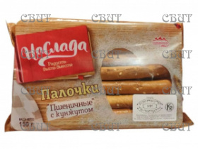 Палочки Пшеничные с кунжутом 150г/6шт  805
